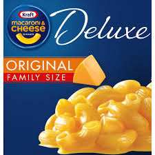 • our rendition of classic chicken noodle soup is just what the doctor ordered. Kraft Deluxe Original Cheddar Macaroni Cheese Dinner Family Size 24 Oz Box Walmart Com Walmart Com