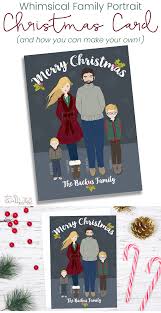 I'm quite pleased with it, despite the fact that it's not terribly fancy xd. Diy Whimsical Family Portrait Christmas Card How You Can Make Yours
