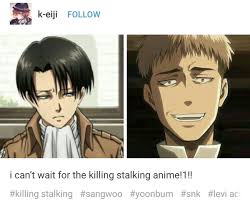 Bookmark your favorite manga from out website mangaclash.yoonbum, a scrawny quiet boy, has a crush on one of the most popular and handsome guys in school, sangwoo. Attack On Titan Vs Killing Stalking The Drama Movie
