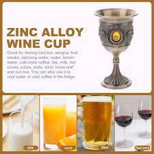 Amazon.Com | Leathervines Wine Goblet Chalice Silver Brass Metal Elegant  Lounge Dinner For Cocktail Table Whiskey Communion Cup For Sophisticated  200 Ml Capacity: Goblets & Chalices