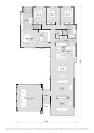 Notable features of coveted american house plans are: L Shaped Modern House Floor Plans Sliding Doors And Fixed Glass Give This 4 Bedroom 2 House Floor Plans New House Plans Home Design Floor Plans