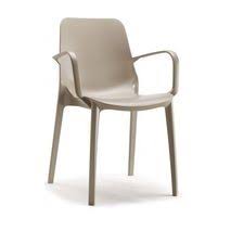 Stapelbare Tuinstoel Ginevra Braccio Zand Designer Stoel Stoelen Plastic Stoelen
