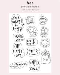 Free Printable Planner Stickers For Donut Lovers A Country Girl S Life In 2020 Free Printable Stickers Free Printable Planner Stickers Printable Planner Stickers