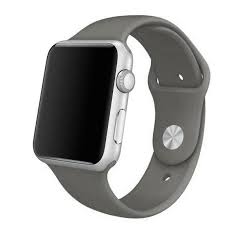 Black Apple Watch With Light Pink Band Apple Watch Grey Sport Band Strap Apple Watch Apple Watch Fashion Iphone Watch