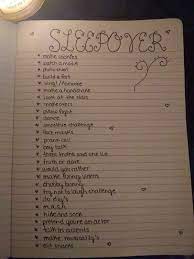 Best Sleepover Ideas Ever This Sleepover To Do List Is Full Of Adorable Ideas Of How To Fun Sleepover Ideas Things To Do At A Sleepover Sleepover Activities