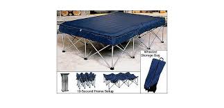 Cabela S Folding Air Bed Frame With Queen Air Bed And Pumpat Cabela S Tent Camping Beds Camping Bed Tent Camping