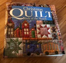 Christmas Quilt Block Of The Month Binder Patterns Templates 1995 Oxmoor House Christmas Quilt Christmas Blocks Quilt Blocks