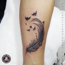 Where the actual shape of the heart symbol comes from is another matter. Feather Arm Tattoos Arm Tattoo Sites