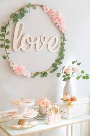 Boho chic décor looks and feels relaxed, and dressing up this way is girlish, chic and fun. Blush And Gold Bridal Shower A Must See Bridal Shower