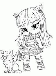 You can use our amazing online tool to color and edit the following baby monster high coloring pages. Monster High Babies Coloring Pages Coloring Home