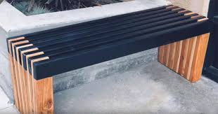 4 Diy Outdoor Bench Plans Free For A Modern Garden Under 45 Wood Bench Outdoor Diy Bench Outdoor Outdoor Bench Plans