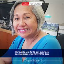 LOCAL Labor Secretary Vicky Benavente has asked to be given 10 more days to  submit to Sen. Edith E. DeLeon Guerrero (D-Saipan) documents related to the  CNMI Department of Labor's issuance of