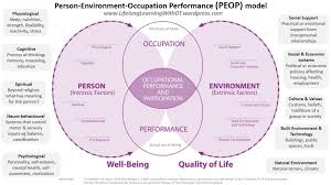 Occupational Models Peop Person Environment Occupation Performance Occupational Ocupational Therapy Occupational Therapy