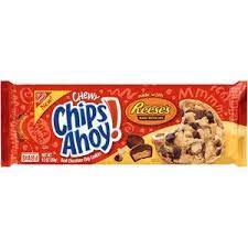 Chips Ahoy Chewy Chocolate Chip Cookies With Reese S Peanut Butter Cups 9 5 Oz Walmart Com Chips Ahoy Reeses Peanut Butter Cups Chocolate Chunk Cookies