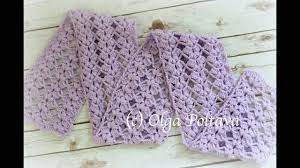 For cowls and/or neckwarmers, see cowls/neckwarmers. How To Crochet Easy Lace Scarf With Puff Stitches Crochet Video Tutorial And Free Pattern Youtube