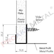 Introduction system overview construction details general information installation steps processing of gypsum boards joint treatment cladding of boards certifications. Drywall Profile Detail Fuga Suspended Ceiling Profiles Size Price