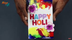 Year / birthday card / valentine / anniversary / friendship / birthday card / fathers day / mothers day / diwali card / holi card / rakhi card / christmas / new year / makar sankranti / shivratri card you can make it for express your feelings of love (: Diy Holi Greeting Card Idea 2019 3 Steps Instructables