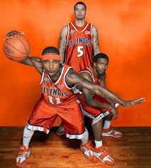 Intense shooting workouts to ensure the appropriate number of shots during the basketball season. Dee Brown Deron Williams Luther Head Illinois Fighting Illini Basketball Deron Williams Illinois Fighting Illini