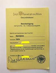 Meist müssen sie mit einem betrag zwischen 14 und 60 euro rechnen. Gesundheitszeugnis Gde I Kak Poluchit