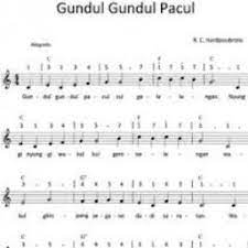 Not Balok Dan Not Angka Lagu Gundul Pacul