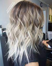 Plantnuim blonde silver baylage ombre wavy lace front wig. 40 Hair Solor Ideas With White And Platinum Blonde Hair