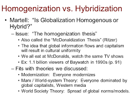 Sociology 2 Class 17 Globalization Culture Identity Ppt Download