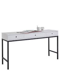 Moderner Schoner Schreibtisch Mit Metallsockel Der Sich Leicht Integrieren Lasst Und Jede Menge Stauraum Fur Unterlagen Und Krimskrams Biete Muebles Escritorio