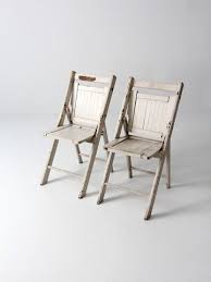 Vintage Wood Folding Chair Pair Wood Folding Chair Folding Chair Vintage Chairs