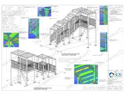 The canopy provides the necessary protection from sun and rain, and its bright colour playfully contrasts with its environment. External Escape Stairs Christchurch School Sds Steel Design