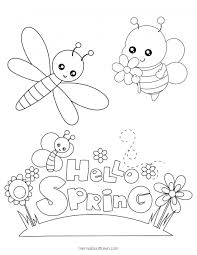 There are tons of great resources for free printable color pages online. Free Printable Spring Coloring Sheets Merry About Town