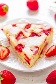 Crustless Fresh Strawberry Pie Recipe So Easy Averie Cooks Recipe Fresh Strawberry Pie Fresh Strawberry Desserts Fresh Strawberry Recipes