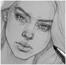 Portrait Drawing Guides And Inspiration Face Portrait Drawing Faceportraitdrawing Portraits In 2021 Portrait Drawing Art Drawings Sketches Simple Portrait Sketches