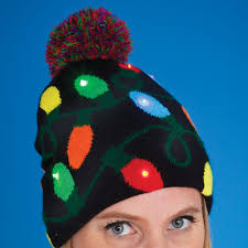 Christmas Lights Led Light Up Hat Bits And Pieces