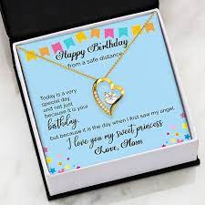 Mom To Daughter Message Card Design For Shineon Birthday Gift Necklace Gift Card Pedant Dog Tag Message Card Card Design Gift Card
