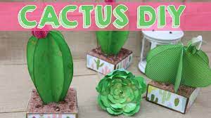 Pero, ¿sabemos cómo cuidar un cactus? Tutorial Scrapbooking Cactus De Papel Youtube