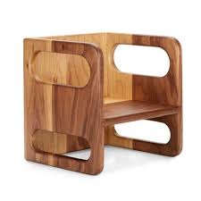 Walnut Ella Adams Montessori Cube Chair Etsy In 2020 Cube Chair Diy Kids Chair Kids Chairs