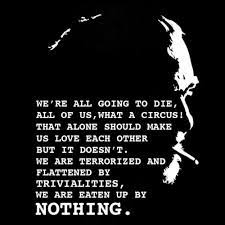 Buy Charles Bukowski T Shirt We Re All Going To Die Hollywood Pulp Women Ham On Rye Online In India 392692764369