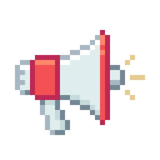 megafone. ícone de negócios de pixel art 6470696 Vetor no Vecteezy