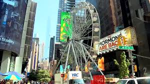 New york city, officially the city of new york, historically new amsterdam, the mayor, alderman, and commonality of the city of new york, and new orange, byname the big apple, city and port located at the mouth of the hudson river, southeastern new york state, northeastern u.s. Times Square Ferris Wheel Opens Offering Sky High Views Of New York City Landmark Abc7 New York