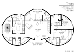 And then there's 4 bedroom floor plan. Floor Plans 4 Bedrooms Monolithic Dome Institute