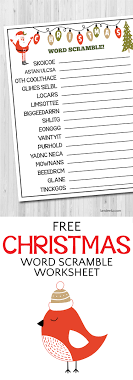 Maybe you would like to learn more about one of these? Christmas Worksheet Word Scramble Landeelu Com