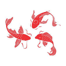 Koi Fish Cuttable Design Fish Illustration Fish Art Fish Graphic