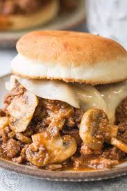 Heat a large skillet over medium high heat and add olive oil. Instant Pot Philly Cheesesteak Sloppy Joes Noshtastic