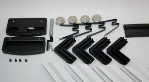 Our most popular door because it is made of heavy duty extruded aluminum material. Heavy Duty K D Sliding Patio Screen Door Kit