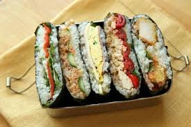 Le Sandwich Au Riz Onigirazu Au Top En 2015 Recettes De Cuisine Cuisine Asiatique Cuisine Et Boissons