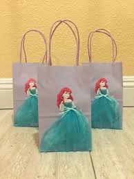 Mermaid Birthday Party Goodie Bags Little Mermaid Favor Bags Ariel Goody Bags Little Mermaid Party Little Mermaid Parties Little Mermaid Birthday Mermaid Birthday