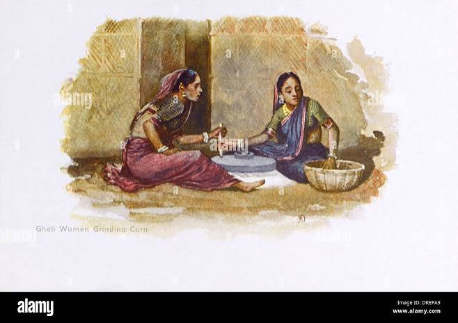 Women grinding india hi-res stock photography and images - Alamy