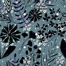 Maybe you would like to learn more about one of these? Seamless Simple Retro Floral Pattern White Flowers On A Dark Blue Black Background 449299746 Larastock