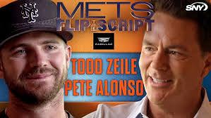 Keith Hernandez and Brandon Nimmo interview each other at Citi Field