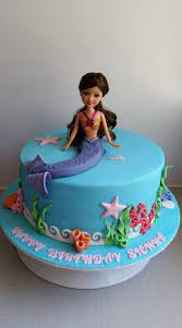 mermaid cake meerjungfrau kuchen kindergeburtstag geburtstagstorte